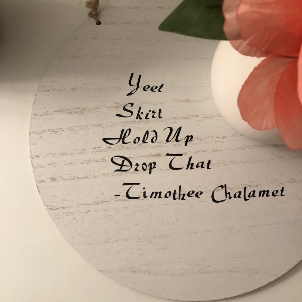 Timothee Chalamet Sign